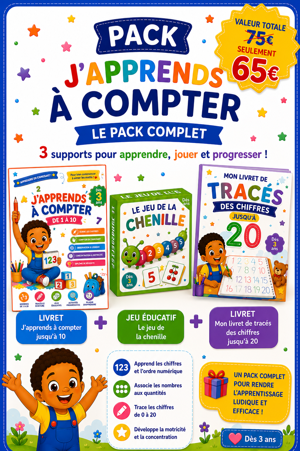Pack J'apprends à Compter