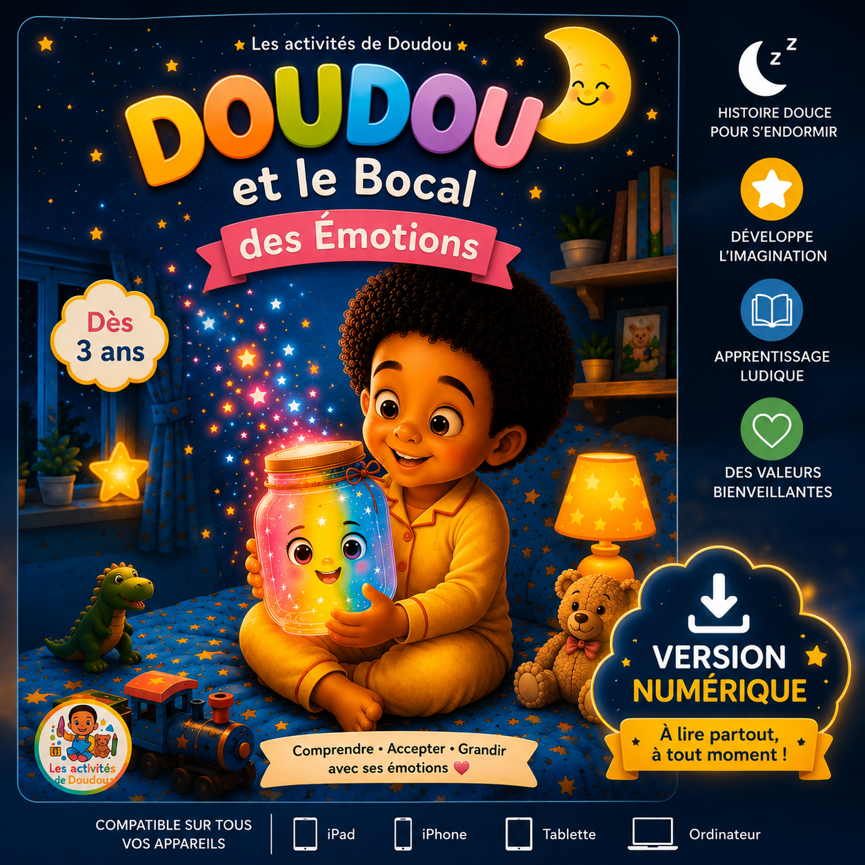 Livret NUMERIQUE "Doudou et le bocal des émotions