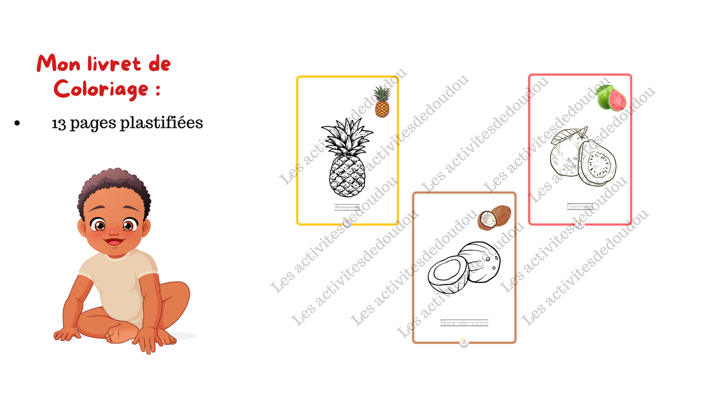 Mon livret de Coloriage - Version Numérique