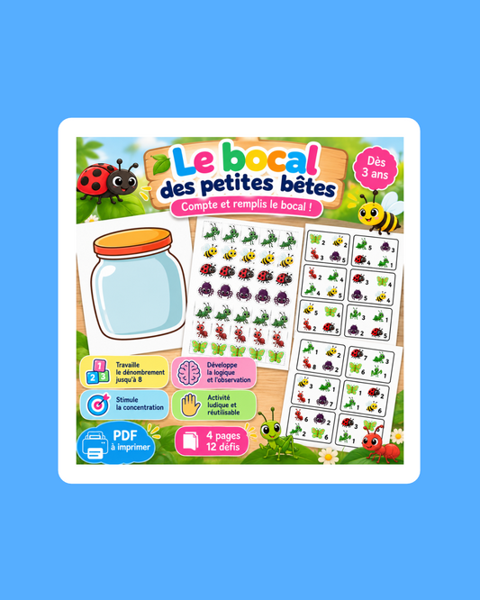 🐝 Le bocal des petites bêtes