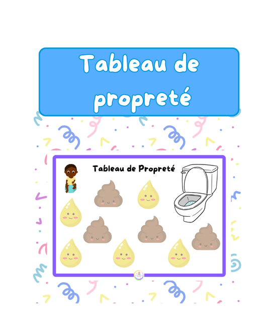 Support NUMERIQUE "Tableau de propreté"
