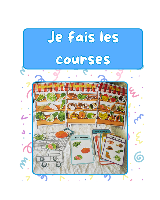 J'apprends à faire les courses