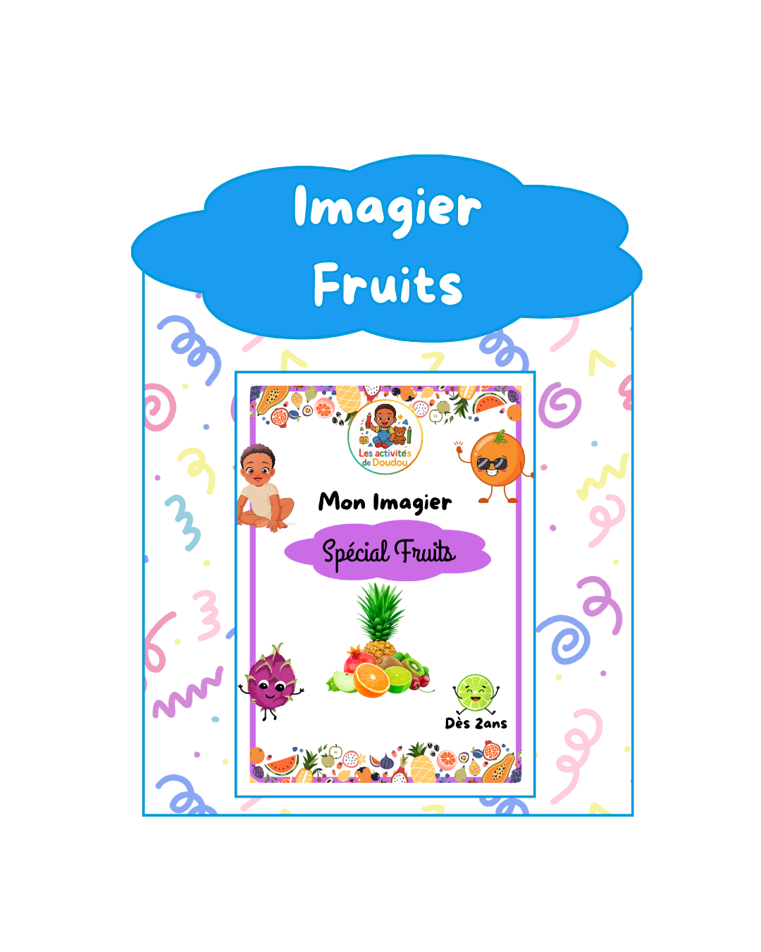 Livret "Mon Imagier spécial fruit"
