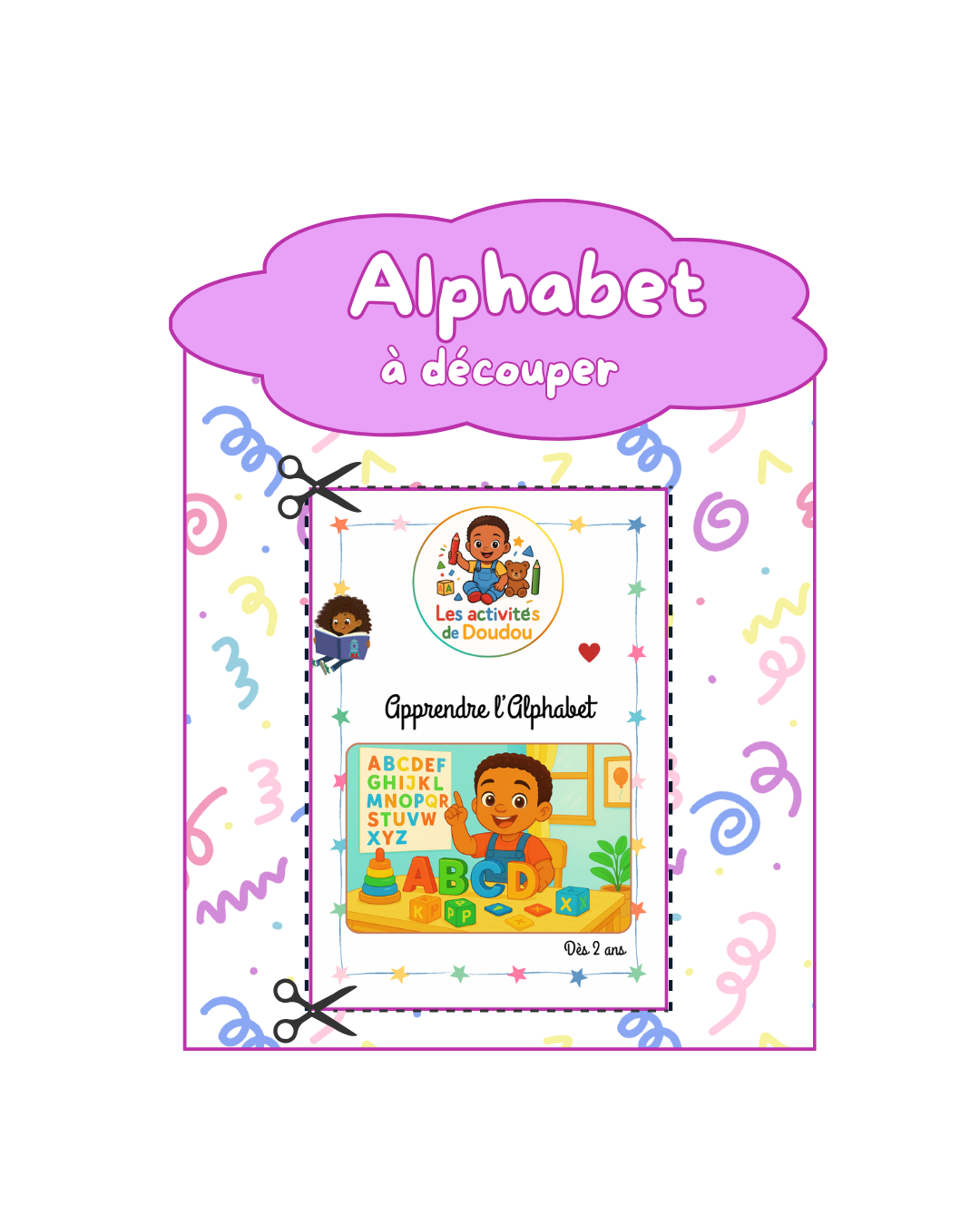 Livret d'activité " Apprendre l'Alphabet" VERSION KIT