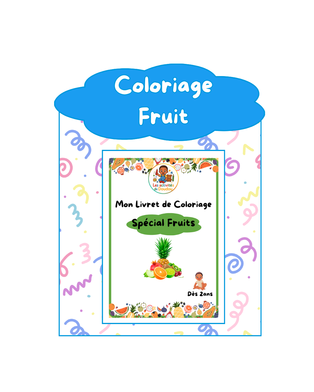Mon livret de Coloriage - Livret Plastifié