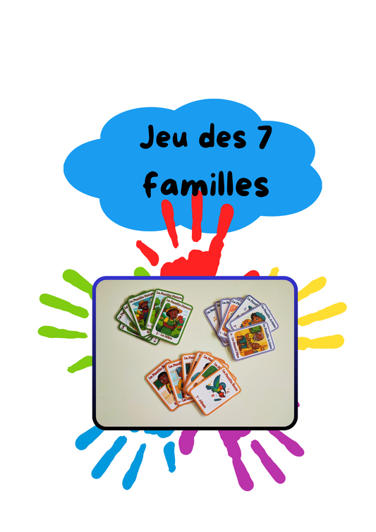 Jeu des 7 familles " Les Métiers"